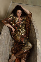 Tropical Kaftan Bronze
