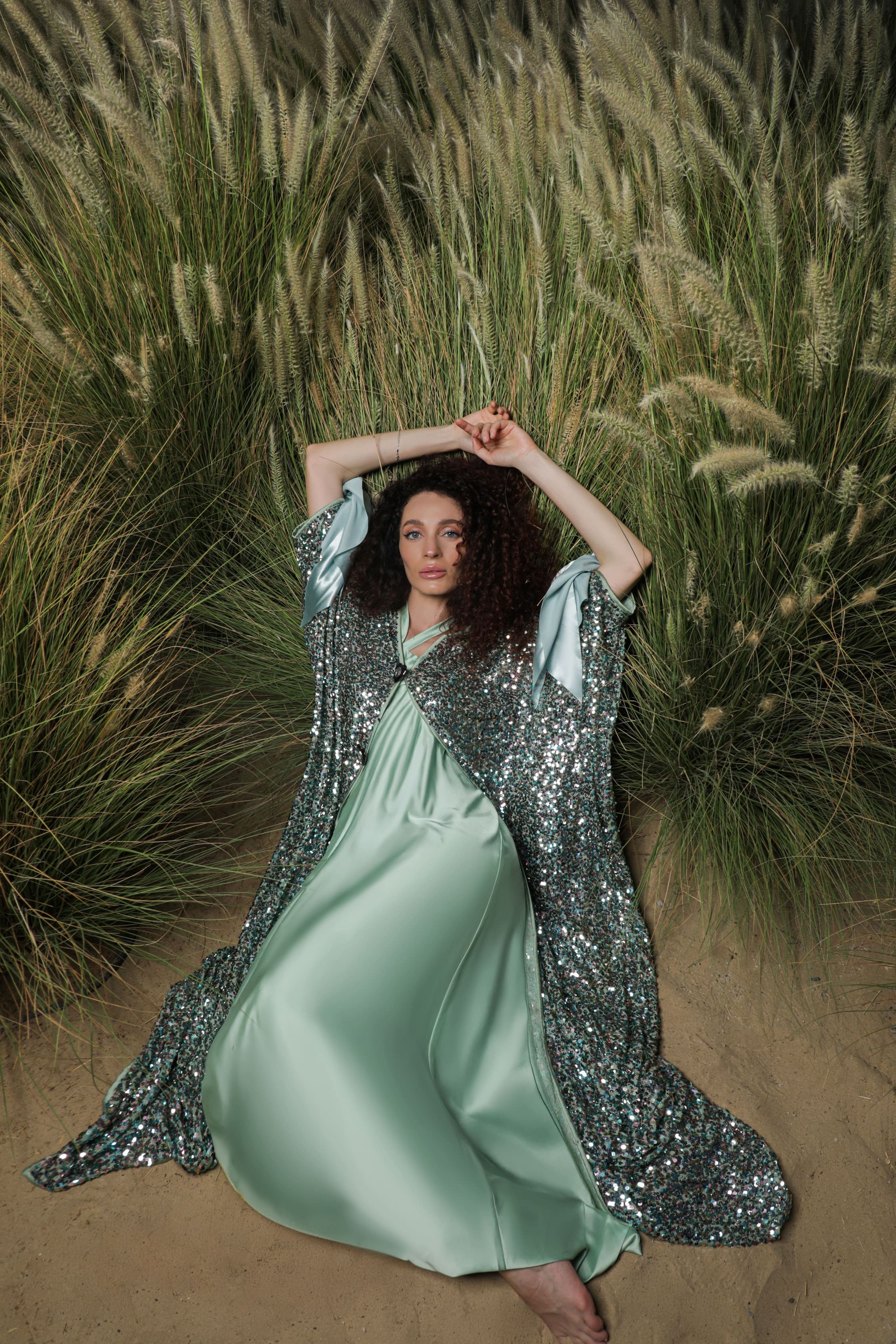 The Empress Kaftan Mint