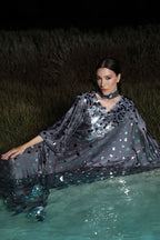 Polka Dot Kaftan With Scarf