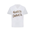 QUEEN DUBAI’N - Cheetah Print On White