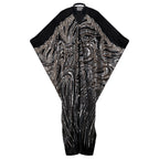 The Empress Kaftan - Black & Silver