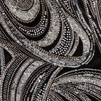 The Empress Kaftan - Black & Silver