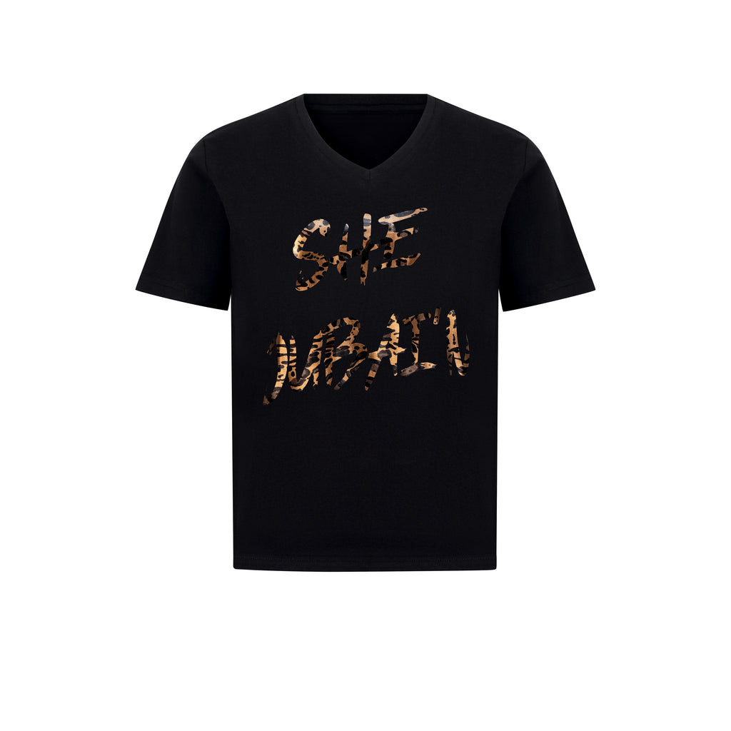 She Dubai'n - Cheetah Print On Black