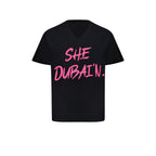 SHE DUBAI'N - Pink On Black
