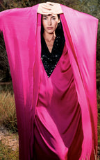 HER Kaftan - Pink and Black Sequin