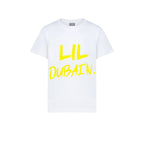 LIL DUBAI’N t Shirt - Yellow On White