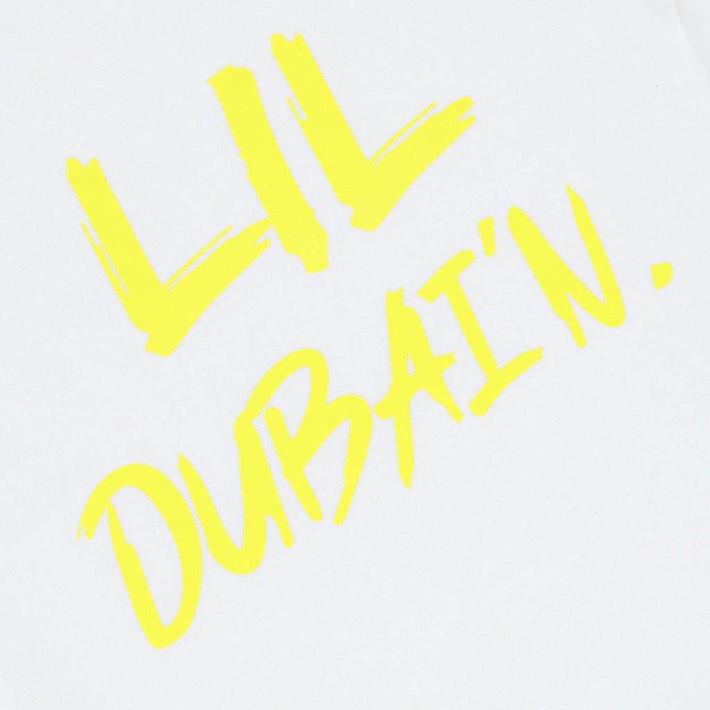 LIL DUBAI’N t Shirt - Yellow On White