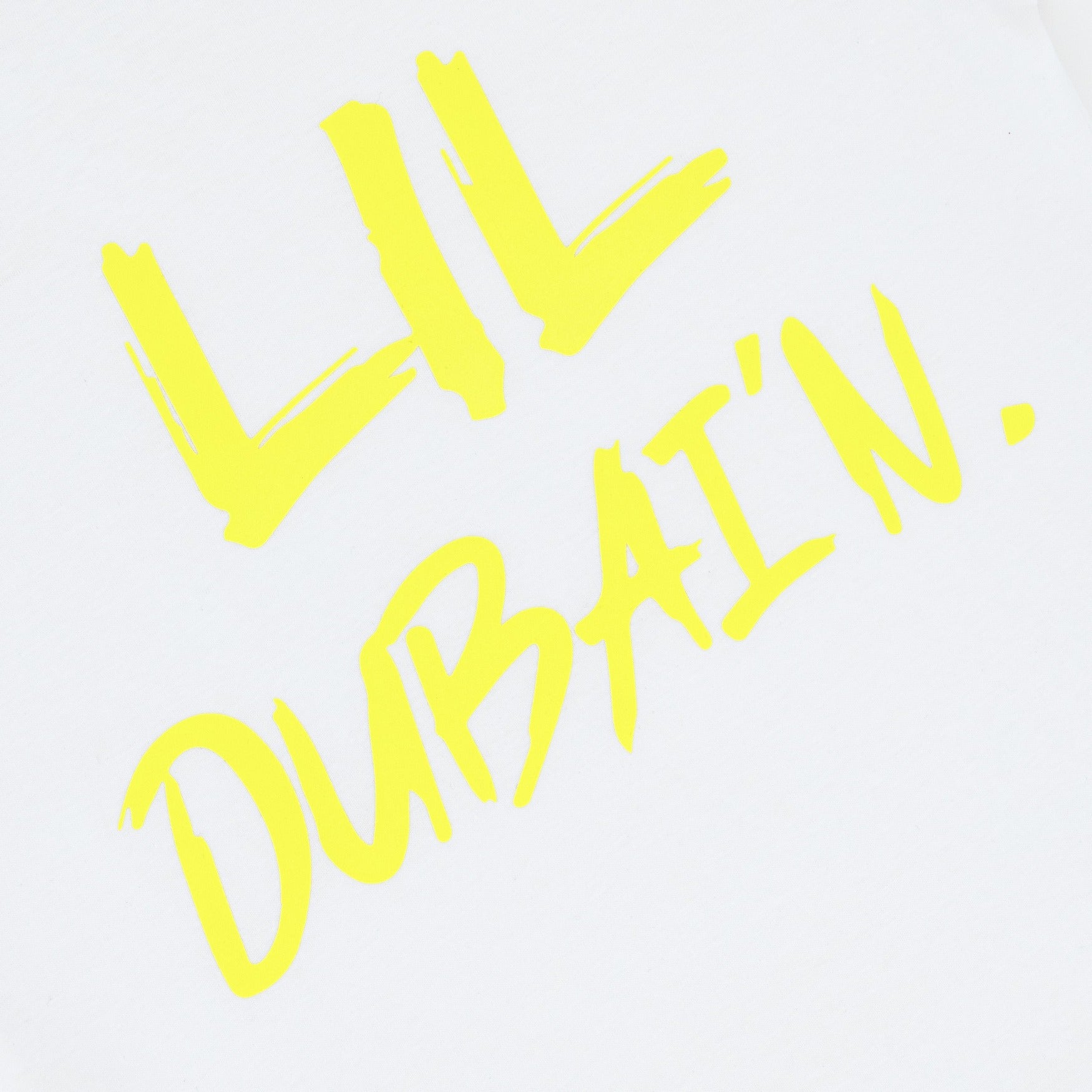 LIL DUBAI’N t Shirt - Yellow On White