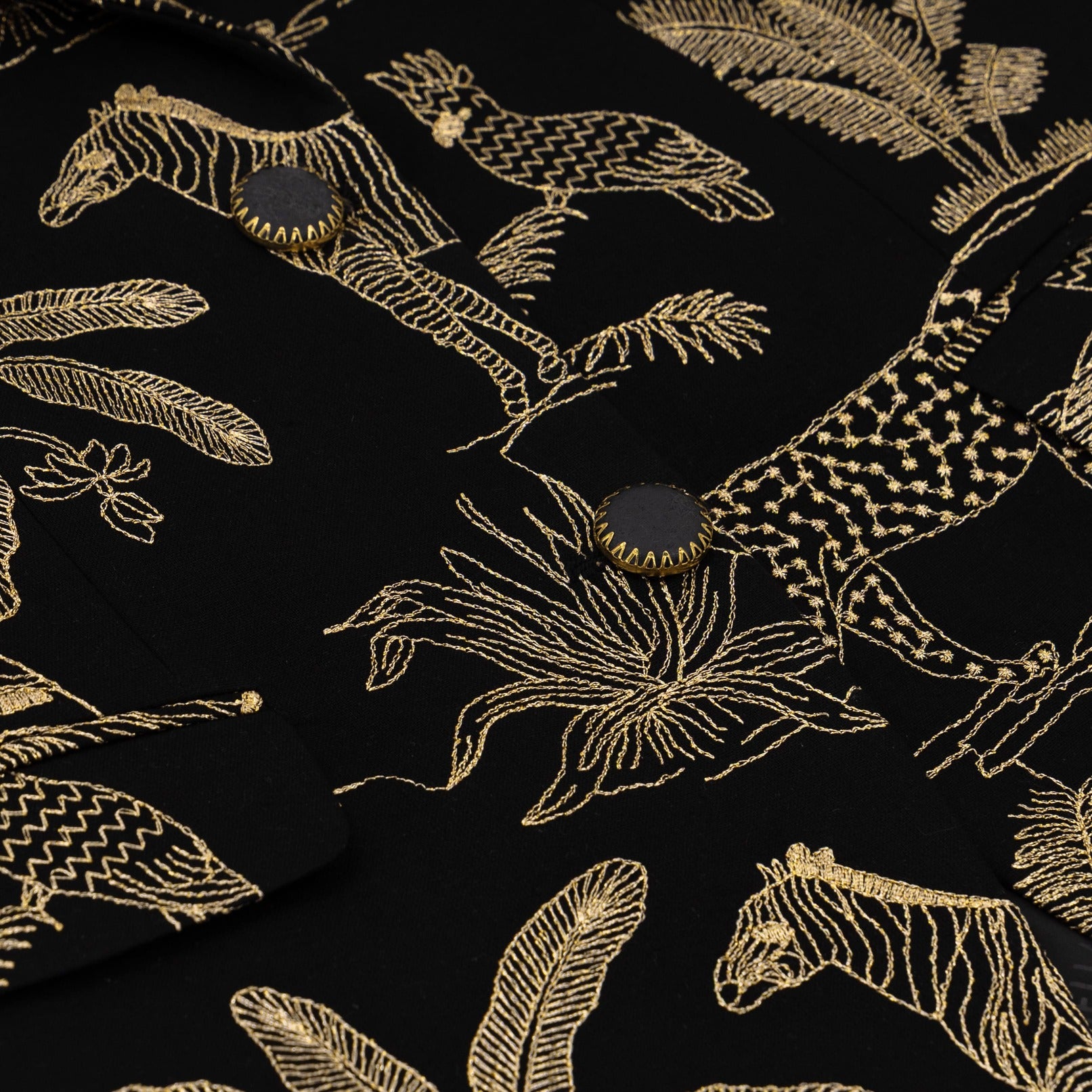 Wild 1 blazer - Black and Gold