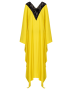 HER Kaftan - Yellow and Black Sequin