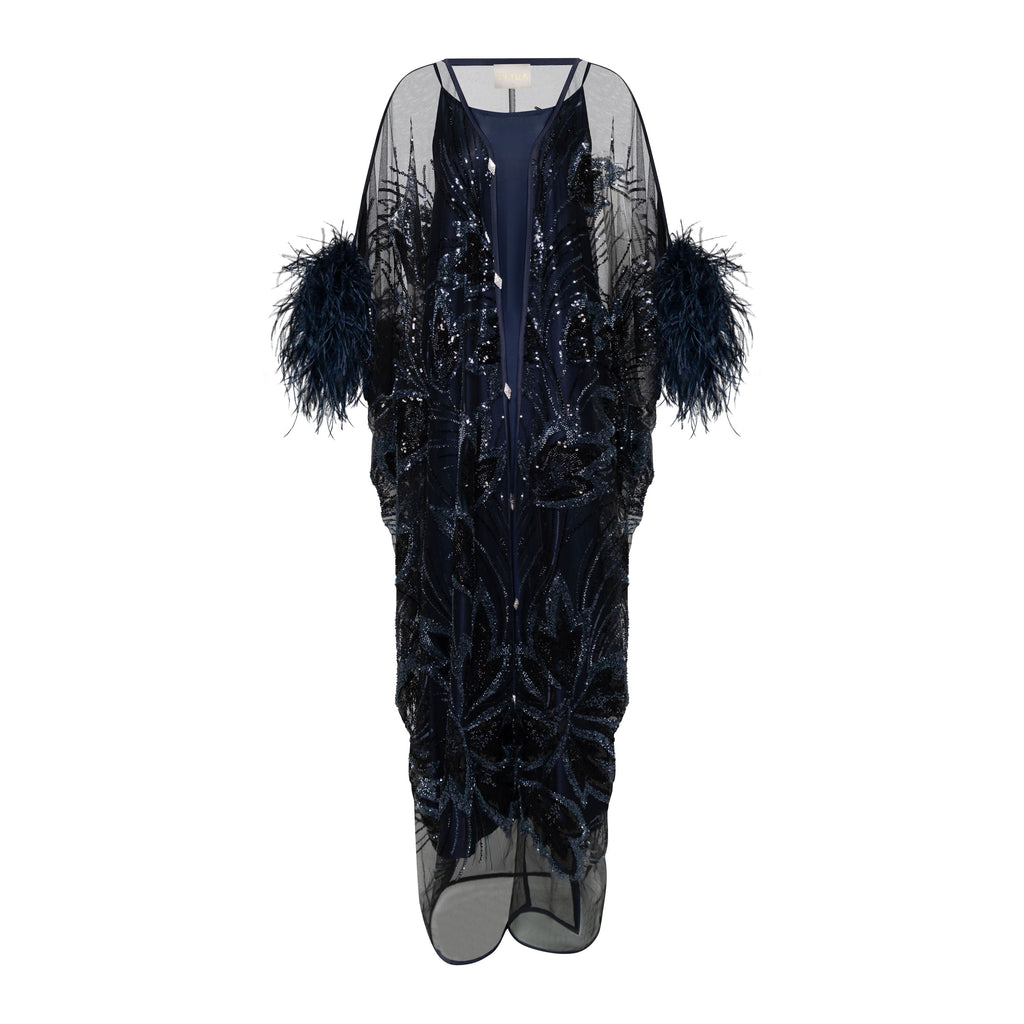 The Empress kaftan Navy Blue