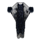 The Empress kaftan Navy Blue