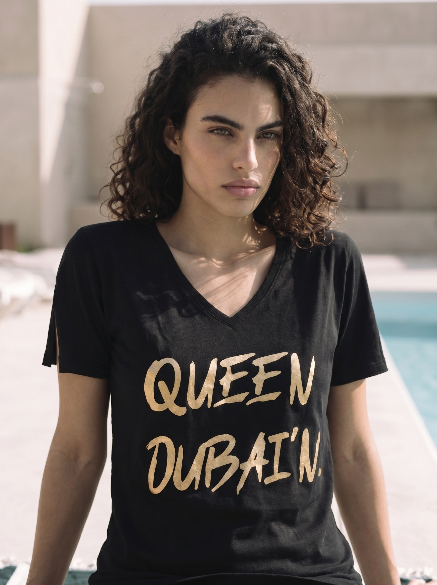 QUEEN DUBAI'N - Black and Gold