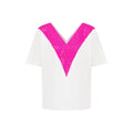 HER T SHIRT - White & Pink