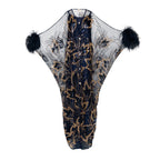 The Empress kaftan Blue and Gold