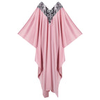 Her Kaftan - Pink and Silver Sequin