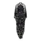 The Empress kaftan Black and Silver