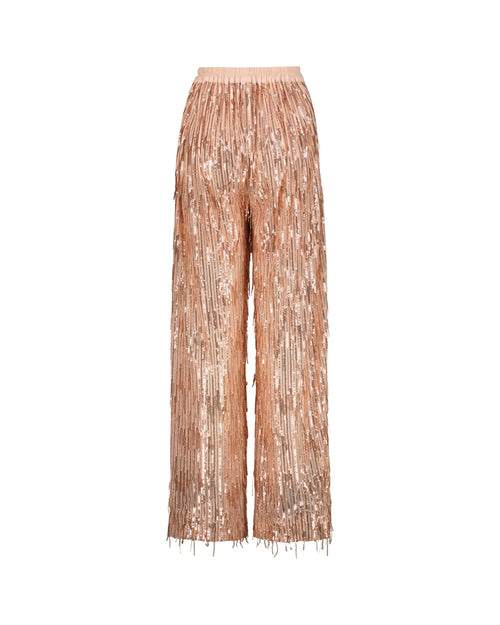 BOSSY TASSEL Pants -  Peach