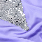 Her Kaftan lilac And Silver Sequin