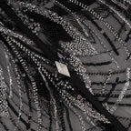 The Empress kaftan Black and Silver