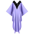 Her Kaftan lilac And Black Sequin
