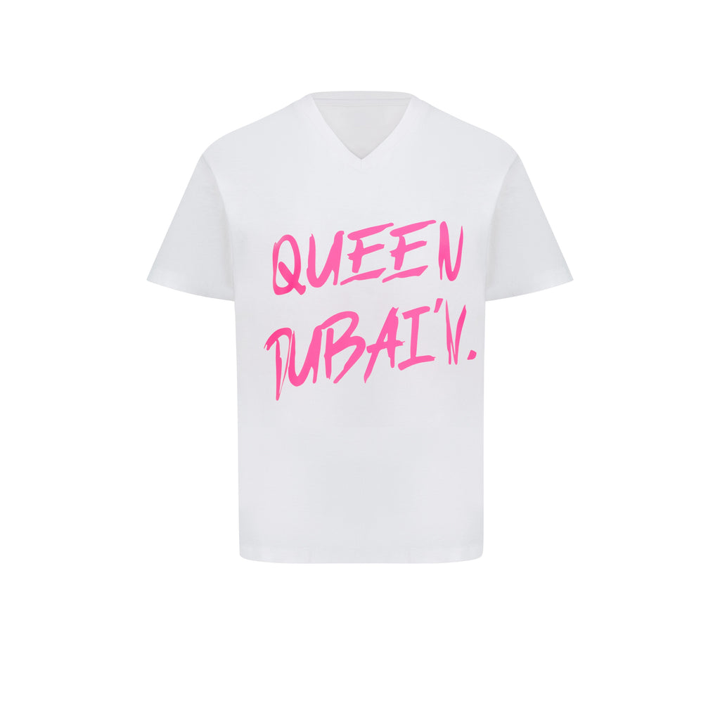 She Dubai'n - Pink On White