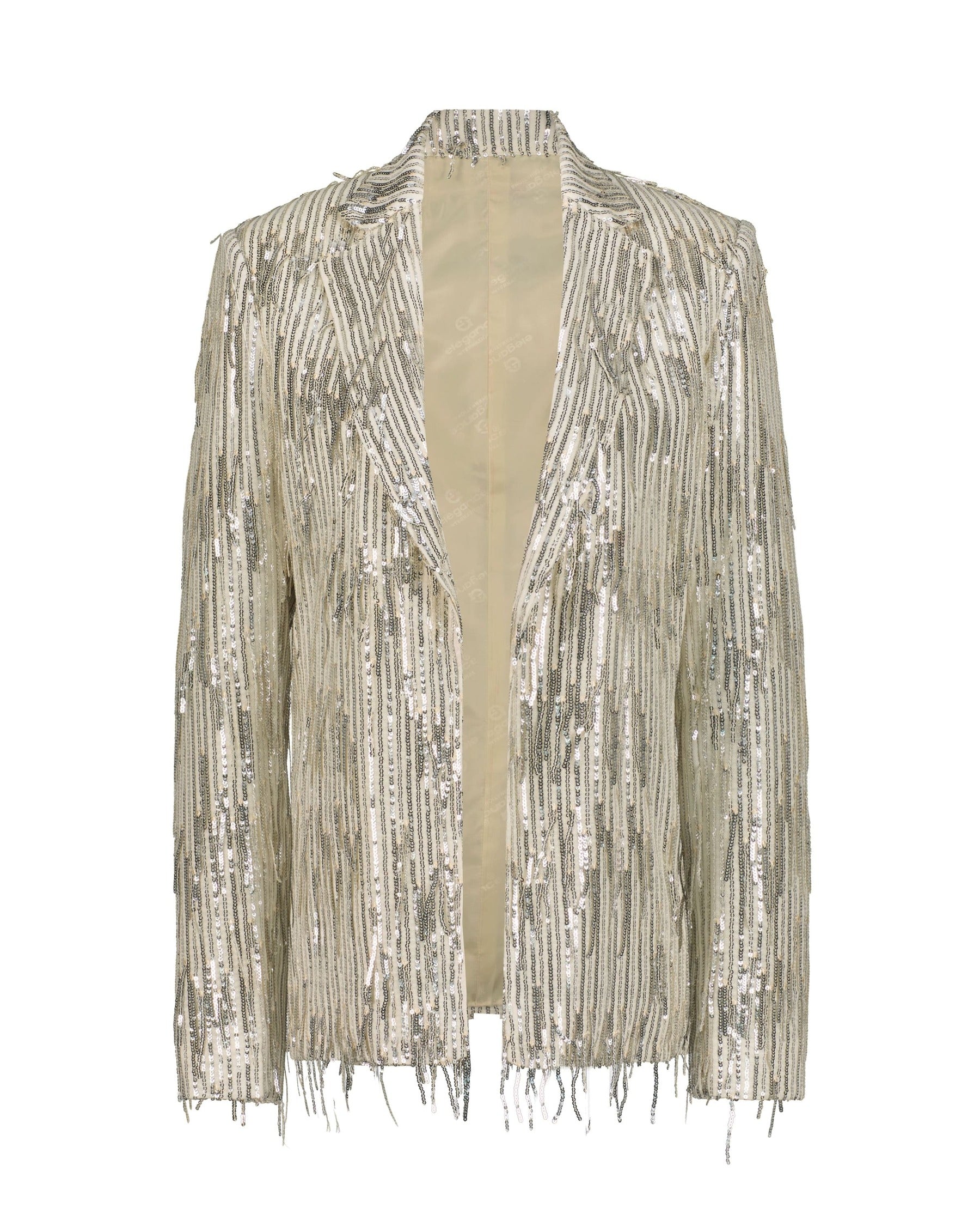 Bossy Tassel Blazer - Off white