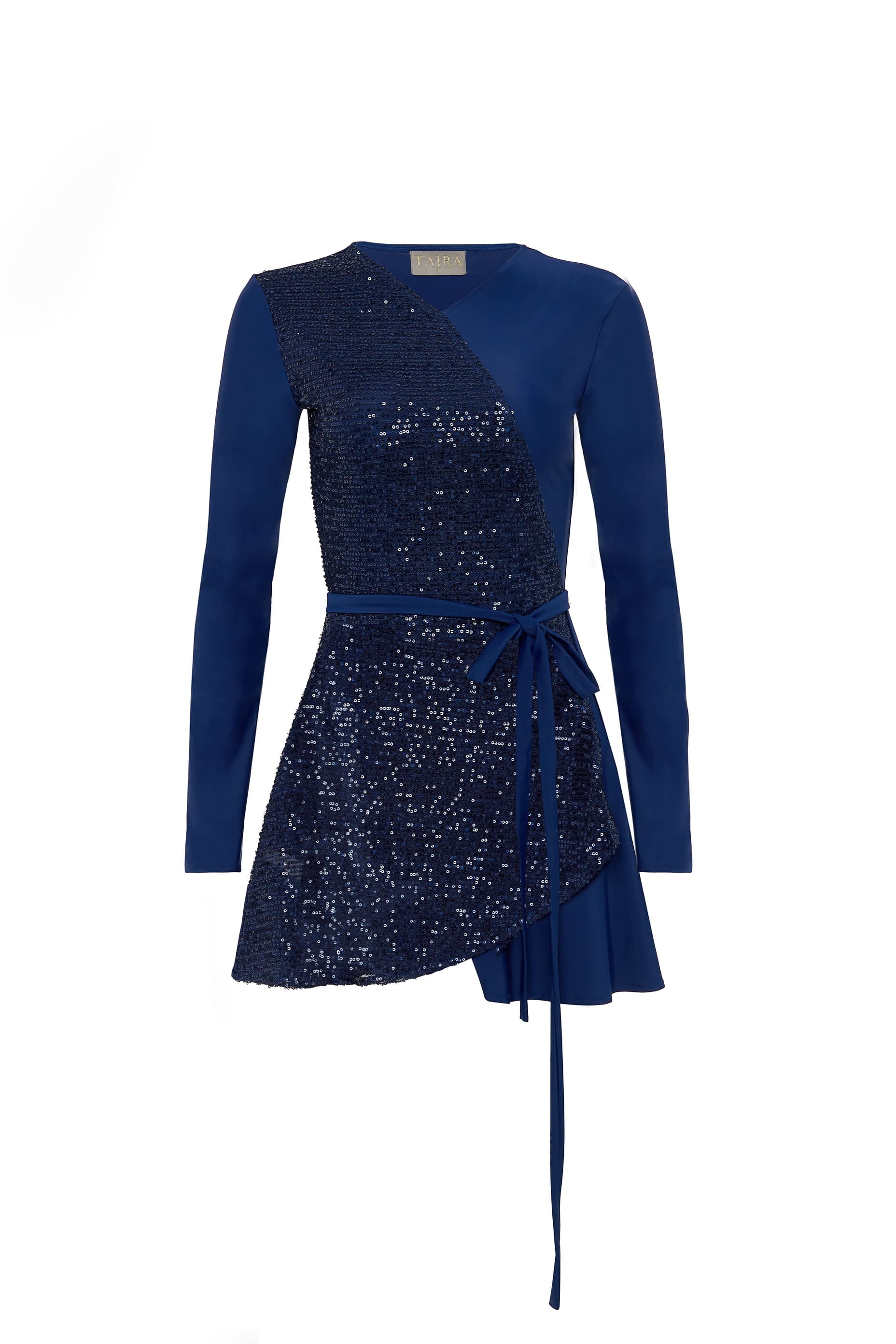 Queen Modest Swim Set - Midnight Blue  & Blue Sequin