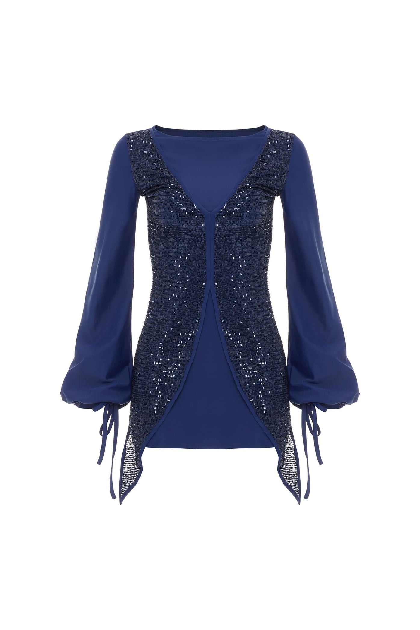 Sheikha Modest Swimsuit Set - Mindnight Blue and Sequin