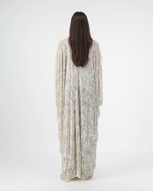 Empress kaftan - Tassel Liquid Gold in Motion