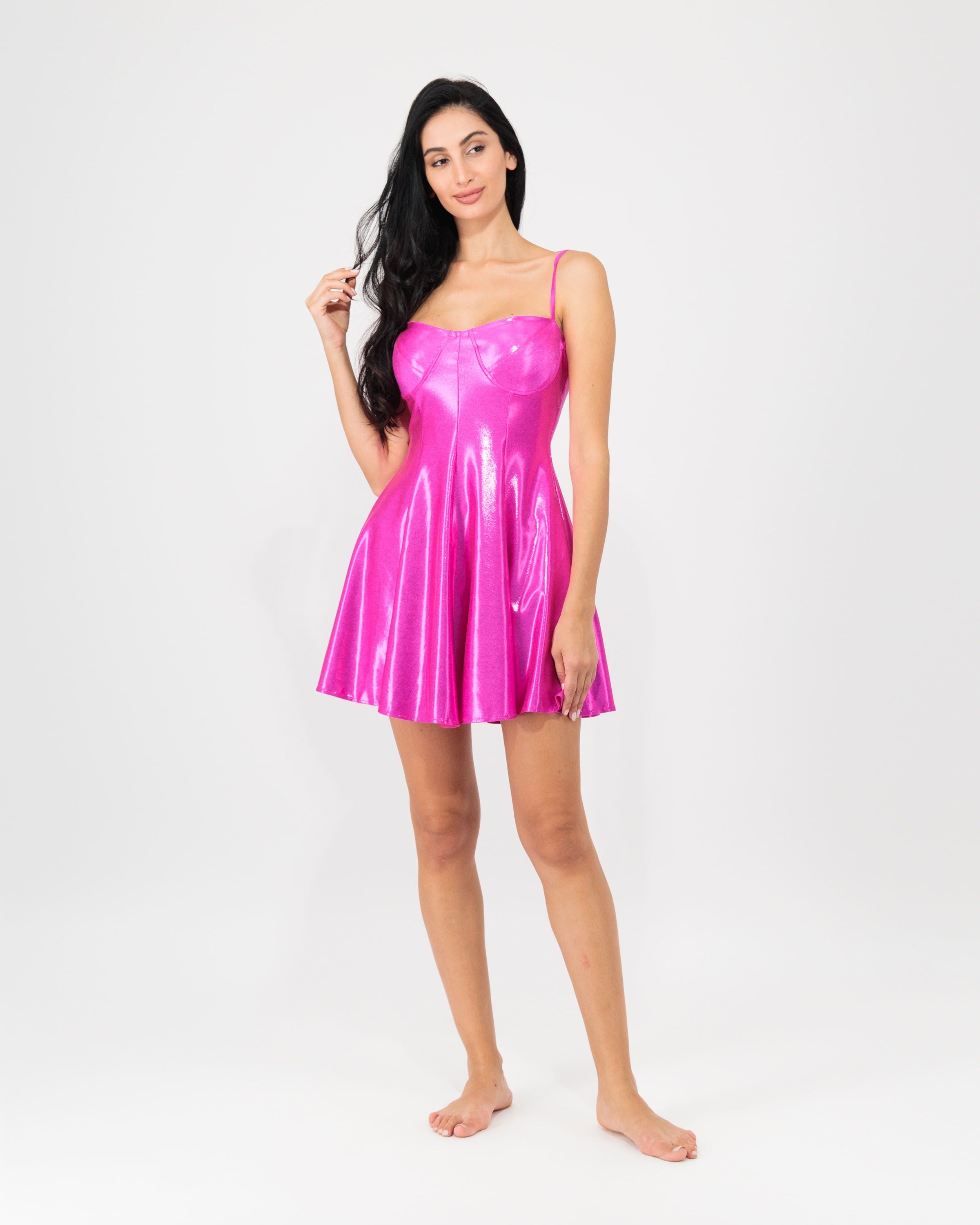 The Princess Swim Dress - Hot Pink