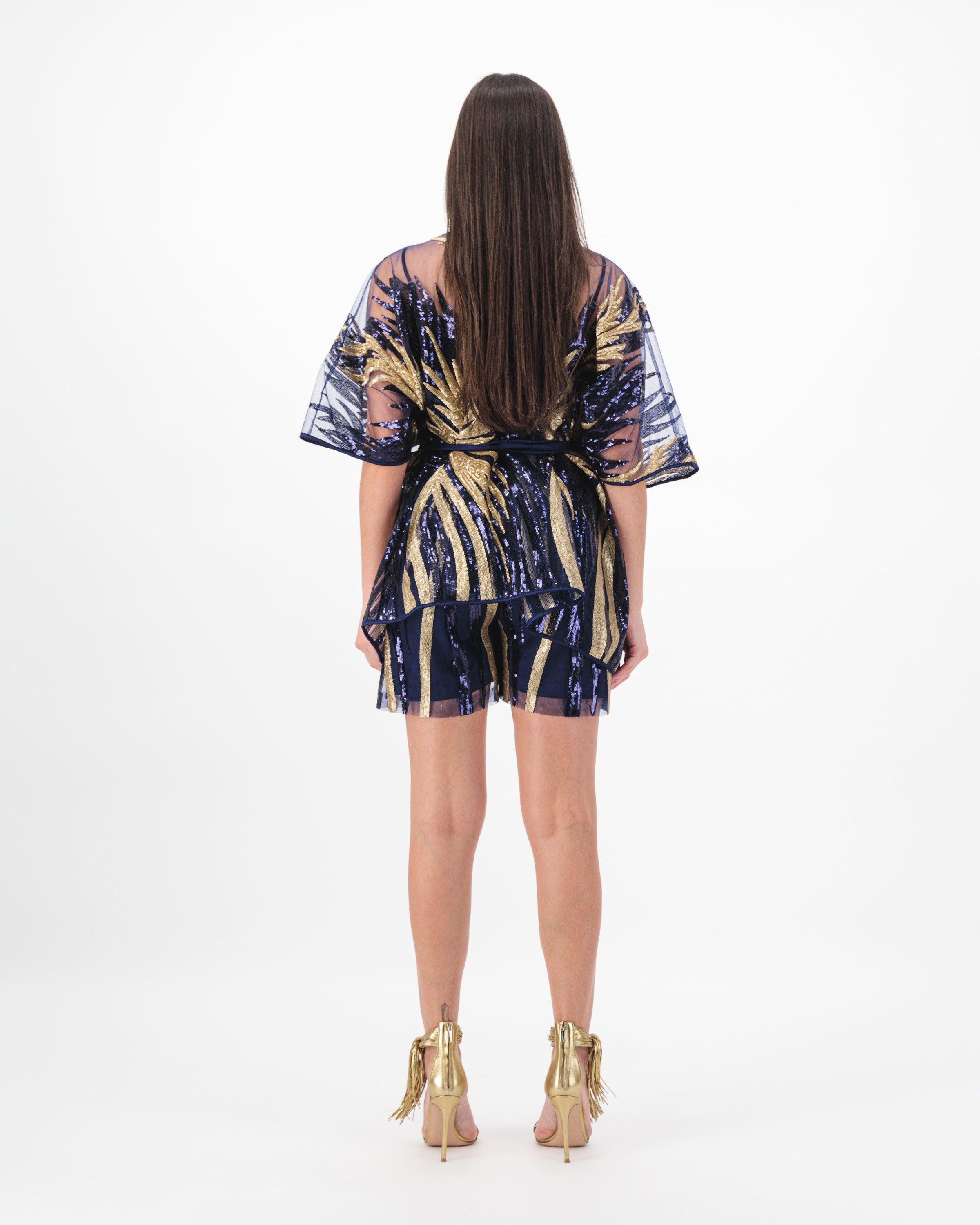 Palm Tree Shorts Set