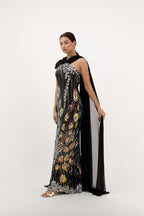 Lady Peacock Maxi Dress