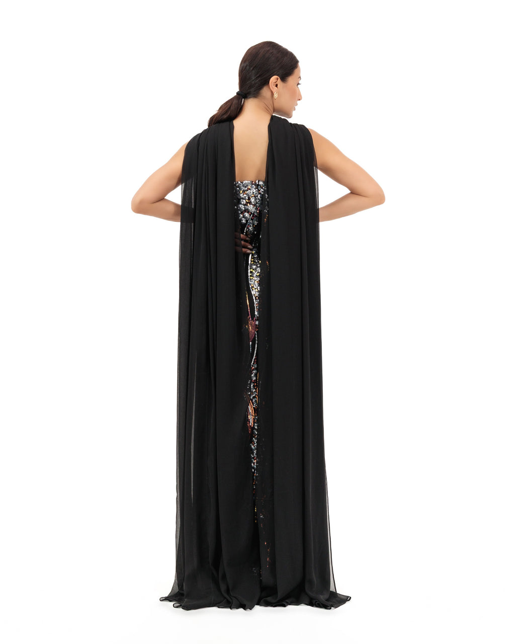 Lady Peacock Maxi Dress