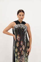 Lady Peacock Maxi Dress