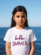 LIL DUBAI’N t Shirt - Fusia Pink Bling