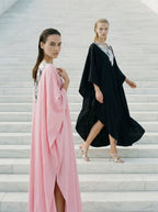 Her Kaftan - Pink and Silver Sequin