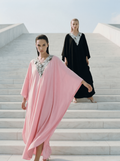 Her Kaftan - Pink and Silver Sequin