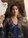 The Empress kaftan Blue and Gold