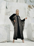 The Empress Kaftan - Black & Silver