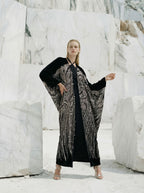 The Empress Kaftan - Black & Silver