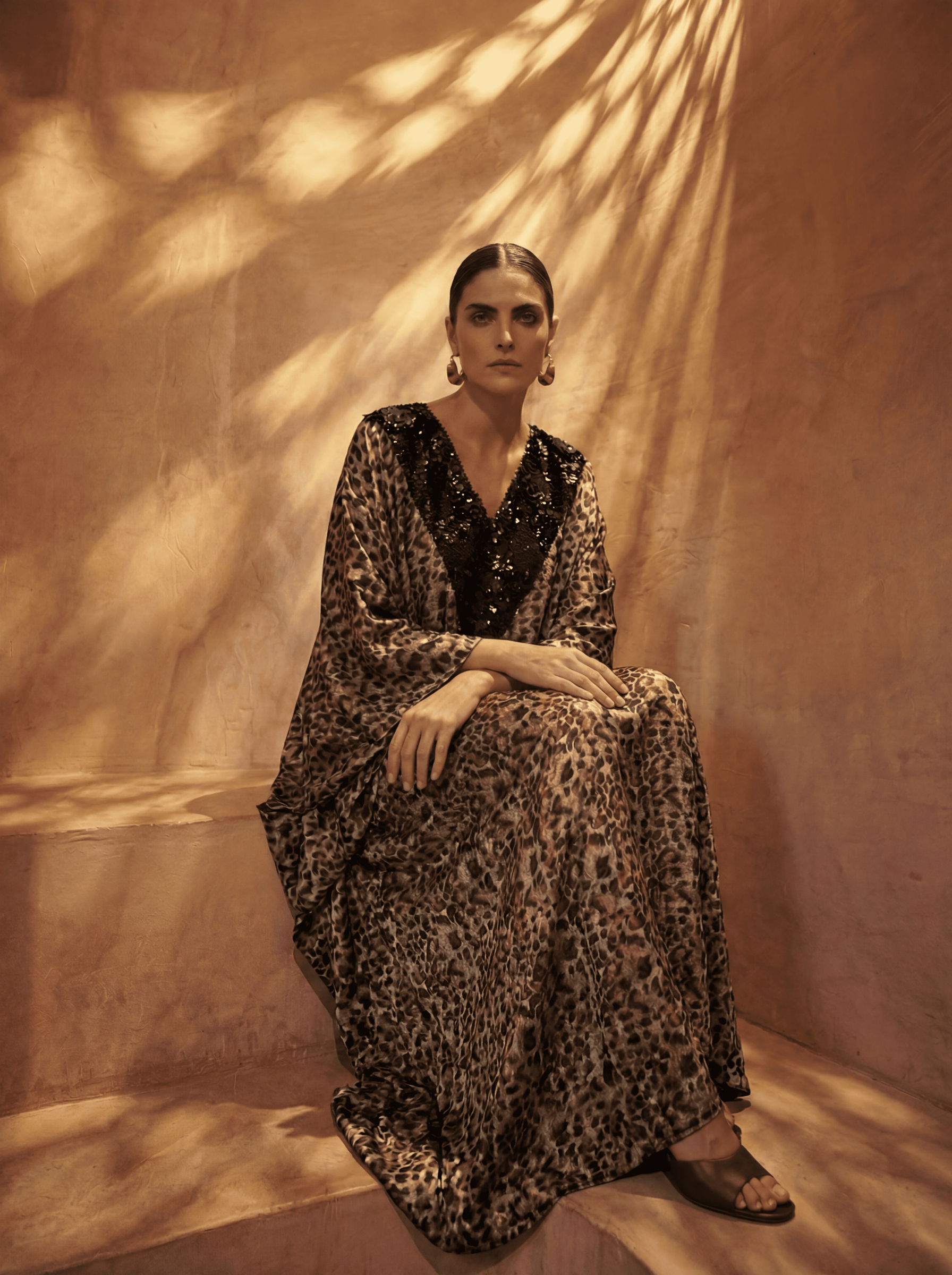 HER KAFTAN Desert light. Wild spirit. - Animal Print