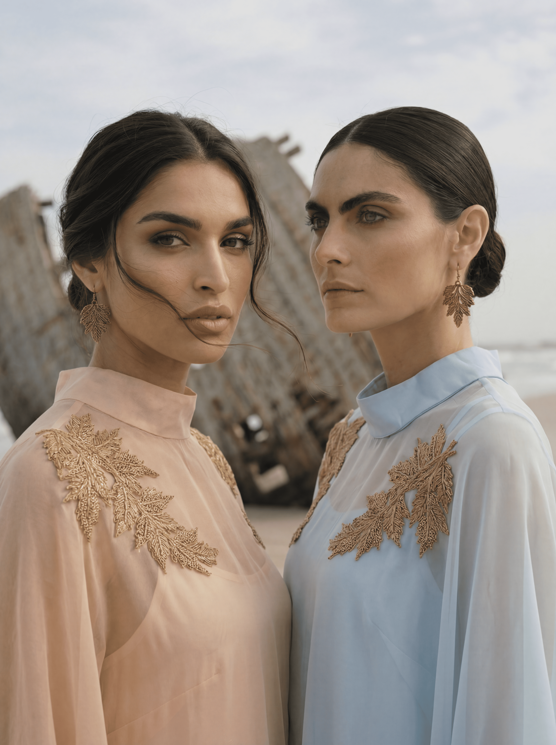 Madam kaftan Dress - Peach