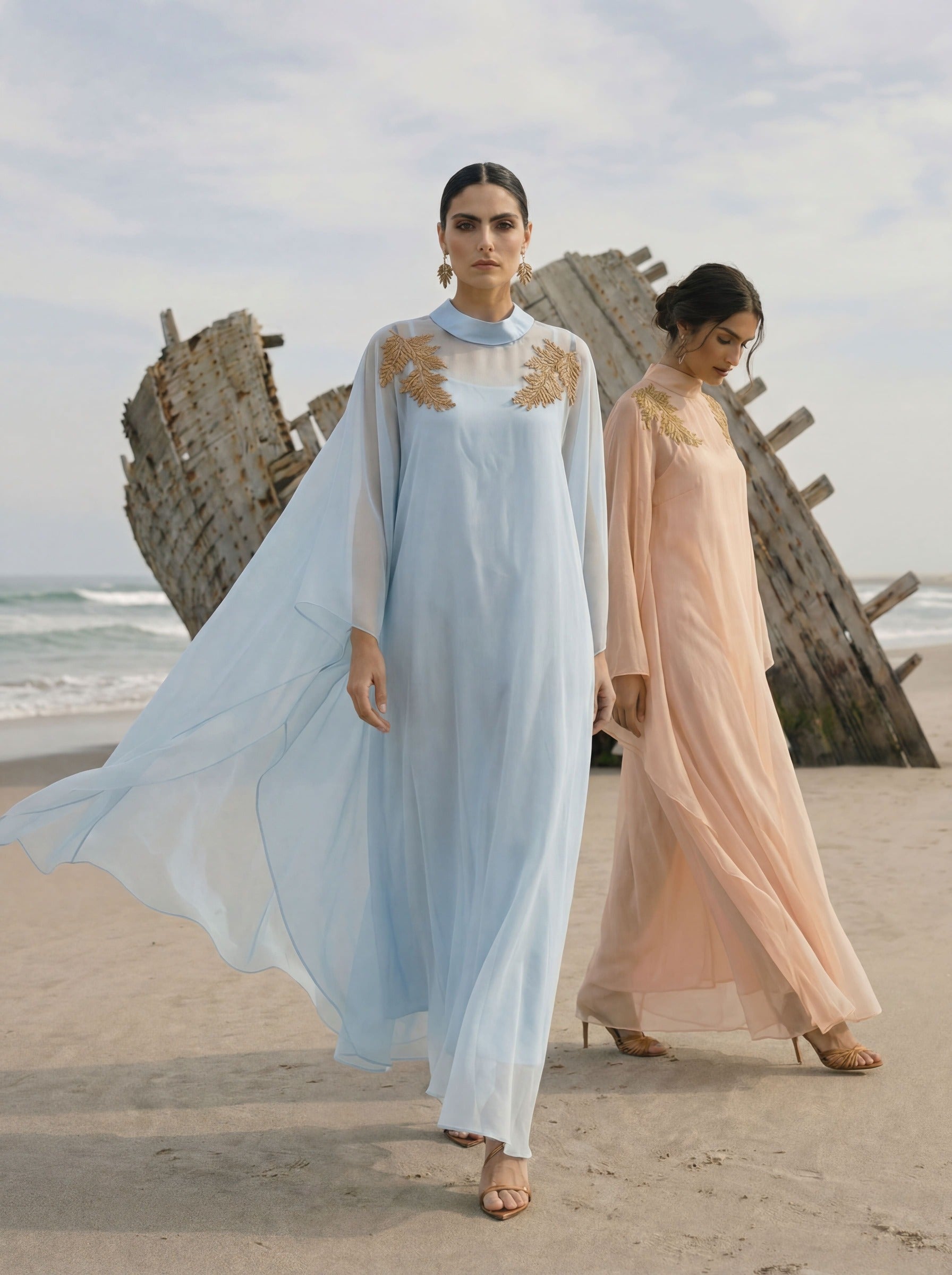 Madam kaftan Dress - Blue