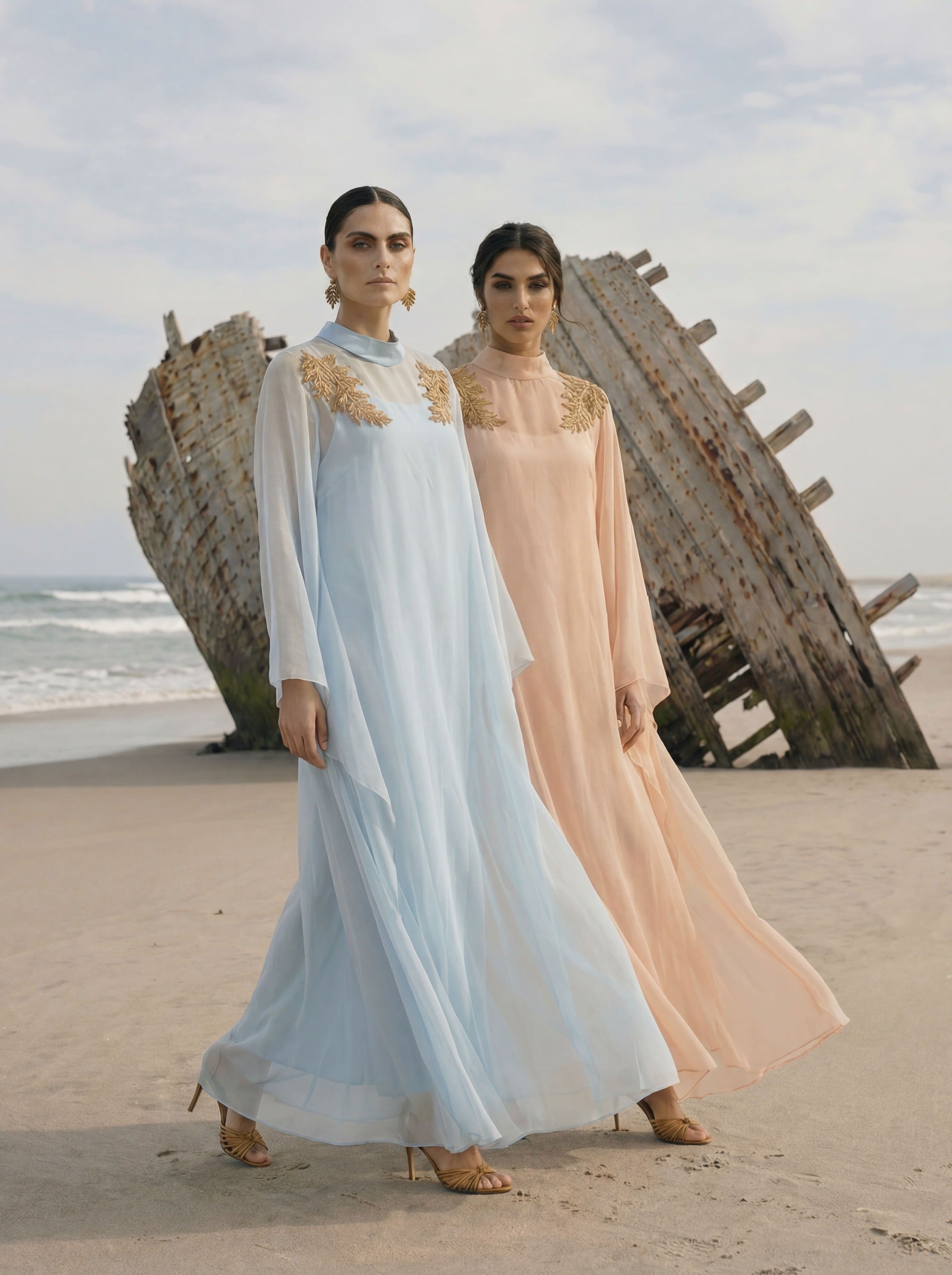 Madam kaftan Dress - Blue