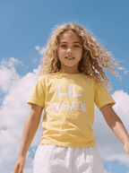 LIL DUBAI’N t Shirt - White on Yellow