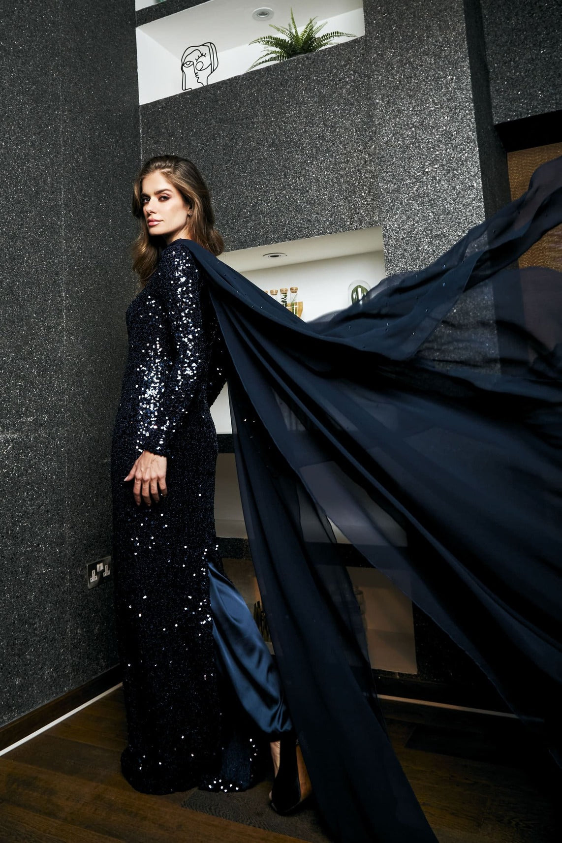 The Grace Dress - Midnight Navy