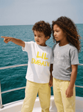 LIL DUBAI’N t Shirt - Yellow On White